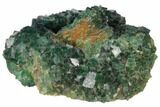Apple-Green Cubic Fluorite Crystal Cluster - China #128795-2